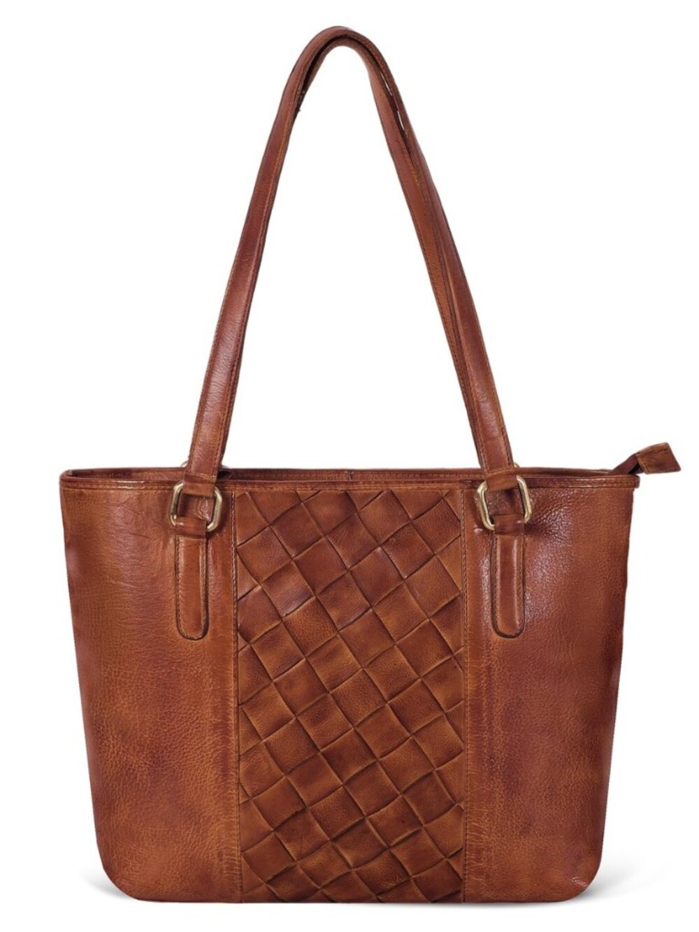 Genuine Leather Purse For Women - Tote Shoulder Handbag - Work & Casual Bag